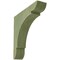 Ekena Millwork 1 3/4"W x 8"D x 8"H Medium Olympic Wood Vintage Decor Bracket, Restoration Green BKTWD01X08X08OLGR - alternate 1